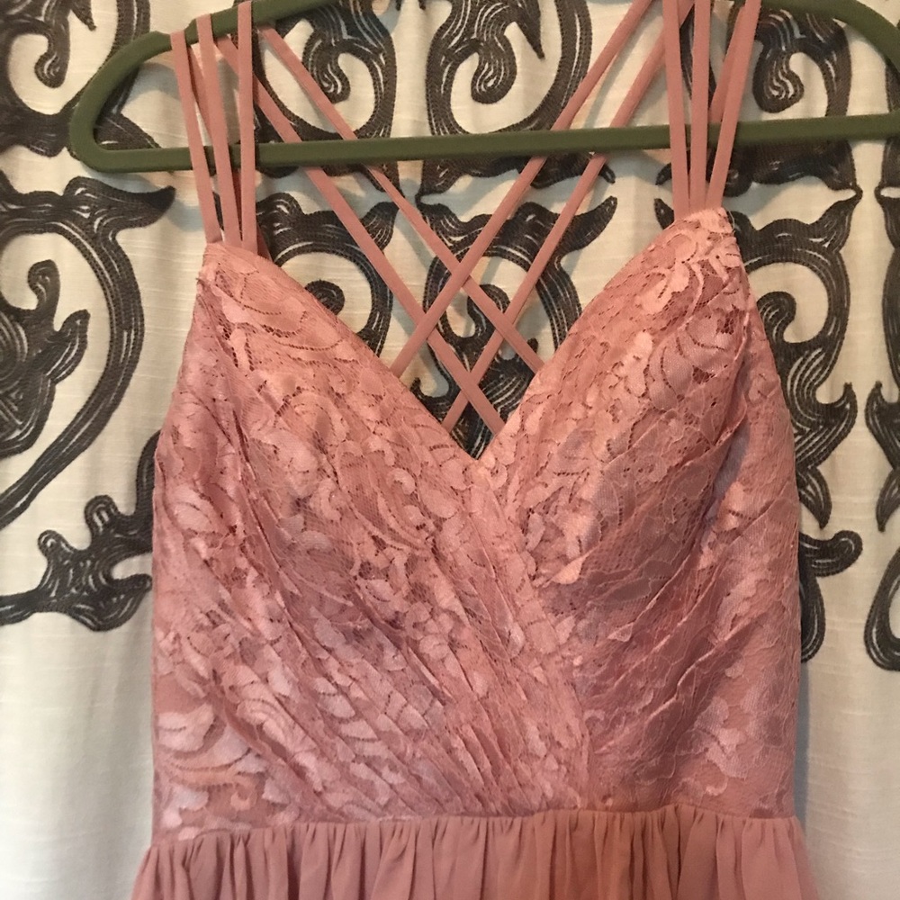 Blush Pink Bridesmaid dress